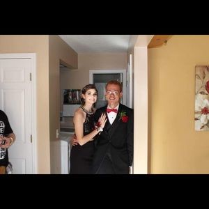 Two piece prom dress